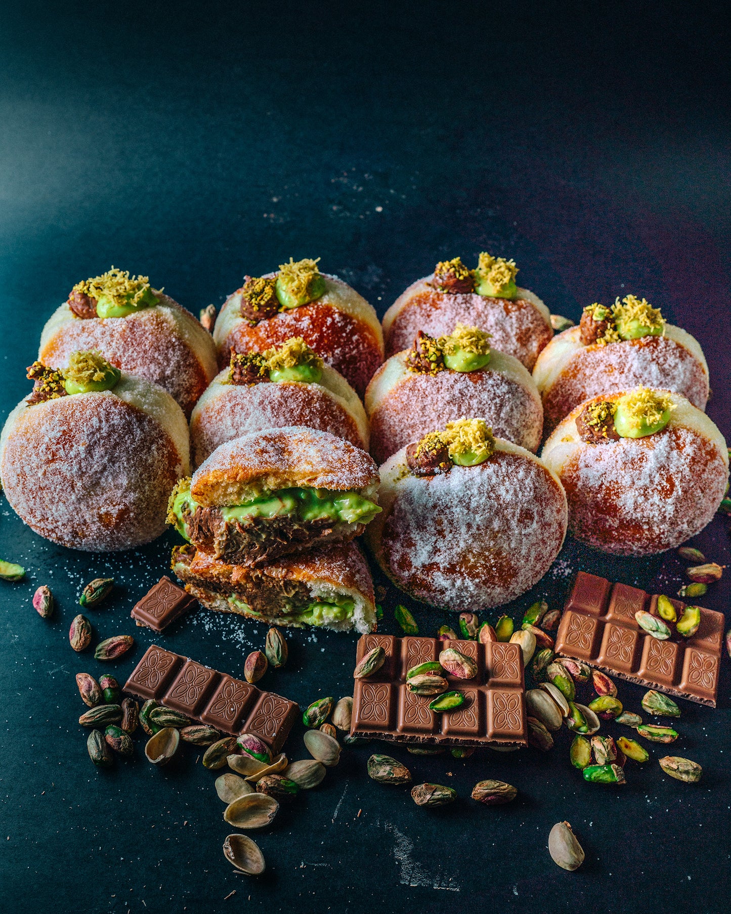 Knafeh (Chocolate and Pistachios)